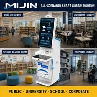 Lector RFID, Kiosco de Autoservicio para Préstamo y Devolución de Libros, Terminal Inteligente para Bibliotecas, Soluciones para Bibliotecas Escolares, Windows