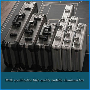 EVA Aluminum <strong>Storage</strong> Tool <strong>Box</strong> Hardcase Custom Portable Gun Case Long Carrying Case Nylon Foam Black <strong>Briefcase</strong> - Product Image 4