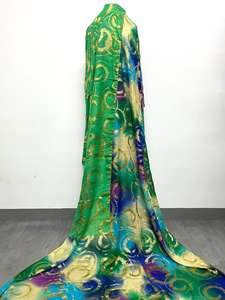 Abito da sposa da ragazza pronto per la nave 3.5 metri tessuto Chiffon Dirac 2.05 metri Gabasar tessuto Jacquard semplice stile 100% seta - Product Image 4