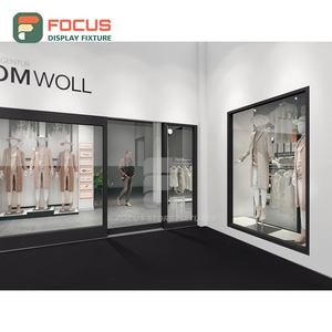 High Quality Store Interior Metal Wall Shelving Project Contractor Apparel Store - Product Image 2