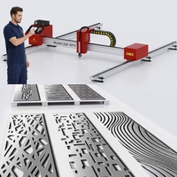 Découpeuse plasma CNC portative sur portique pour métaux et fer, utilise le système 2100B - Prix
