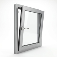 Ventana Abatible y Giratoria de Aluminio, Triple Eficiencia Energética, Aislamiento Térmico, Insonorizada, Fija, Moderna, con Malla de Acero Inoxidable
