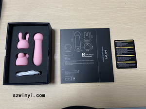 Vibrador sexual recargable por USB, Mini Vibrador de silicona rosa con 3 cabezales que <span class=keywords><strong>se</strong></span> puede <span class=keywords><strong>cambiar</strong></span> - Product Image 1