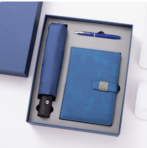 High-End Custom A5 Notebook Hardcover <b>Journal</b> Set Loose-Leaf Binding Corporate Gift for Business Exhibitions and Souvenirs - Product Image 3