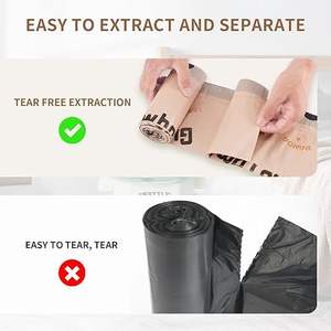 Bolsas de Basura Huamaohengchun de 13 Galones con Estampado de Panda, Resistentes a Desgarros, de LDPE Extra Grueso, para Cocina - Product Image 5