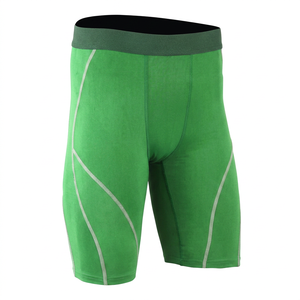 Shorts de compression en peau de mouton pour hommes, respirants, séchage rapide, fitness, musculation, extensibles, entraînement, logo personnalisé, tailles variées, gym - Product Image 1