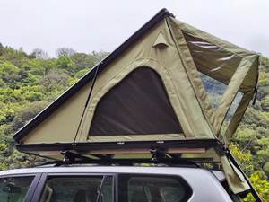 OEM carcasa dura 3-4 personas triángulo camping carpa en la azotea de aluminio para acampar por tierra tene para jeep - Product Image 4