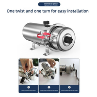Filtre à eau en acier inoxydable SS304, débit élevé 3000L/H, boîtier de 102 mm pour une eau potable saine pour toute la maison