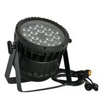 Projecteur PAR 18 LED pleine couleur étanche IP65 pour éclairage de scène extérieure, mariages et spectacles en extérieur
