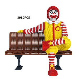 Bloques de Construcción de Personajes de Dibujos Animados Tridimensionales de Micropartículas, <span class=keywords><strong>Juguete</strong></span> Educativo de Ensamblaje de Plástico ABS - Product Image 3