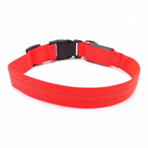 2019 아마존 베스트셀러 애완 동물 용품 어두운 개 높은 가시성 USB 충전식 <span class=keywords><strong>Led</strong></span> 개 안전 칼라 - Product Image 4
