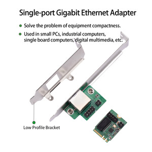 Adaptador Ethernet Gigabit PCIe M.2 (A+E Key) RJ45 1000Mbps RTL8111H, Convierte Ranura Wi-Fi, Interno, Certificado para Escritorio, Alta Velocidad - Product Image 2