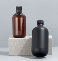 Bouteille en plastique de shampooing de revitalisant pour cheveux vide de haute qualité 400ml bouteilles en plastique PET cosmétiques rondes avec logo personnalisé