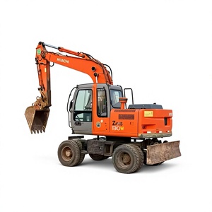 รถขุดล้อยางมือสอง Hitachi Zaxis 130 รถขุด Hitachi Zx130w Zx120 Zx200 รถขุด Zaxis130 เครื่องขุด 13 ตัน ราคาถูก - Product Image 1