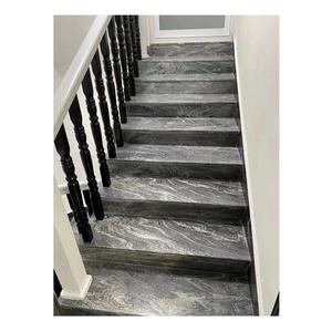 Les marches d'escalier en granit doré Jupana couvrent un design moderne pour l'intérieur, finition de surface en dolomite et marbre en Chine - Product Image 1