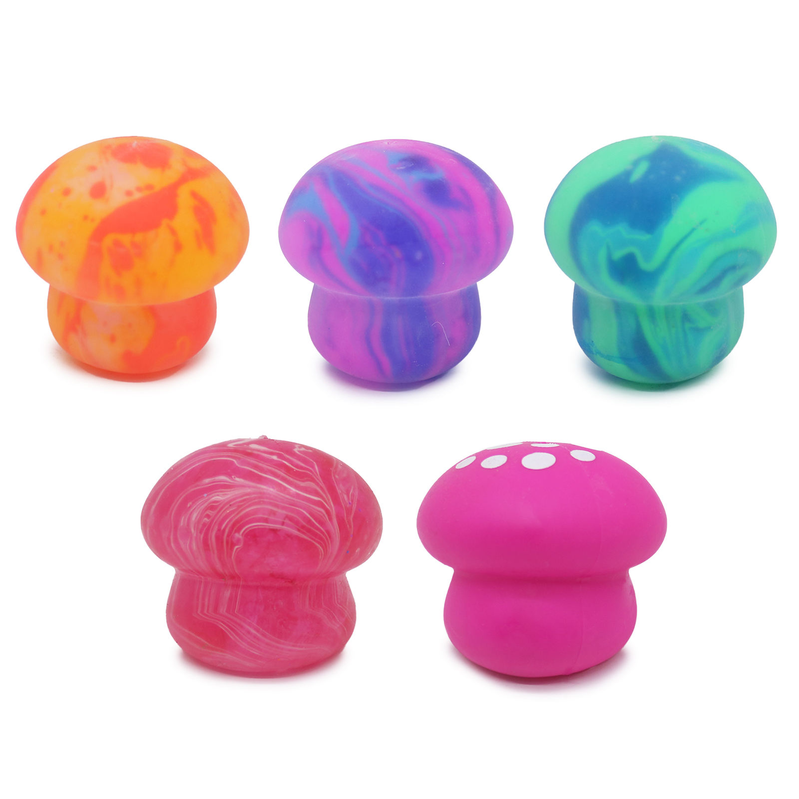 Hot Selling New Arrival Maltose Mushroom Stretch Crystal Hand Squeeze Toy Stress Relief Toys for Kids 5-7 Years Made of EVA