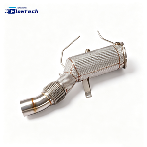 ท่อดาวน์ไปป์สแตนเลสแบบไหลสูงสำหรับ BMW M340i G20 G21 B58 3.0T พร้อมระบบไอเสียแบบแข่ง OPF เชื่อมด้วยวิธี TIG - Product Image 5