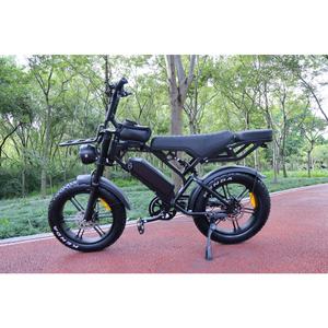 Vélo électrique Ecoride V8 750 W, pneus larges 15 Ah, livraison gratuite, double selle, tout-terrain - Product Image 3