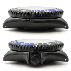 Vỏ đồng hồ SKX màu đen, núm vặn ở vị trí 3 giờ dành cho SKX007 009, chất liệu thép bóng, phù hợp với máy NH35, vòng bezel, phụ kiện độ chế. - Product Image 5