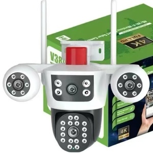กล้องวงจรปิด Yoosee 15MP 8K WiFi IP 4G แบบไร้สาย 3 หน้าจอ 3 เลนส์ รูปทรงกระบอก สำหรับภายนอกอาคาร พร้อมระบบ PTZ ติดตามอัตโนมัติ - Product Image 1