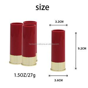 Juego de 4 Vasos de Chupito de Plástico Resistentes, Reutilizables y Ecológicos, Calibre 12GA, Diseño Único, Aptos para Microondas, Resistentes a Roturas, para Tequila - Product Image 2