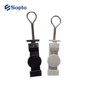 Nhà Máy Giá FTTH thả Cáp S Loại sửa chữa kẹp ABS + sợi thép không gỉ cáp quang Clip dây kẹp - Product Image 3