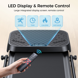 Plataforma Vibratoria Multifuncional <span class=keywords><strong>Trendyol</strong></span>, Cinta de Correr Plegable 2 en 1, Máquina Adelgazante para Uso Doméstico - Product Image 6