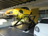 Système de levage de voiture à ciseaux hydraulique de qualité supérieure pour parking, système de levage à ciseaux pour valet de hôtel aux États-Unis, équipement d'ascenseur de stationnement pour empilage de voitures