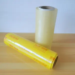Cling Film Food Plastic Wrap PVC Cling Film Transparent Packaging Film PVC Roll 30cm*500m