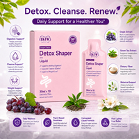 OKTW Detox Shaper Liquid : Nettoyant Détoxifiant pour une Digestion Saine, Perte de Poids, Amincissant, Saveur Raisin, Liquide Oral en Stock, Échantillons Gratuits