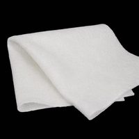 Feutre polyester mécanique résistant aux UV, garnissage aiguilleté 300-500 GSM, résistant à la moisissure, pour vêtements de travail et isolation industrielle pour entrepôts frigorifiques