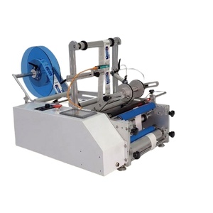 Factory Discount Semi-automatic Manual <b>Label</b> <b>Printing</b> <b>Machine</b> for Glass Plastic PET Bottle and Jar Labeling - Product Image 3
