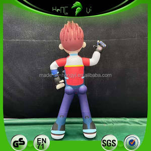 Figurine gonflable de <span class=keywords><strong>Pat</strong></span>'<span class=keywords><strong>Patrouille</strong></span>, <span class=keywords><strong>personnage</strong></span> de dessin animé Ryder, personnages de film gonflables personnalisés, jouets - Product Image 3