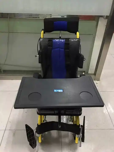 Fauteuil roulant manuel en acier à prix compétitif pour enfants paralysie cérébrale pliable physiothérapie fonctionnelle pour la réadaptation - Product Image 3