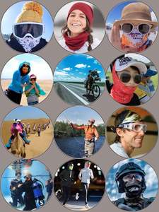 Custom Multifunction Tubular Polyester Headwear Bandana <b>Neck</b> <b>Gaitor</b> Survivor for Outdoor Running - Product Image 4
