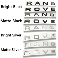 Lot de 10 autocollants emblèmes pour capot avant de voiture, pare-chocs arrière et coffre, avec lettres du logo Range Rover