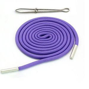 Biểu Tượng Tùy Chỉnh Áo Dây Kéo Dây 5Mm Macrame Dây Cotton Polyester Với Tráng Kết Thúc Cho Túi Xách Hàng May Mặc Giày - Product Image 6