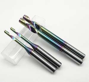 Fresa de Carburo de un Solo Filo en Espiral, Recubrimiento DLC Colorido, Herramienta de Corte de Mecanizado de Precisión, Duradera, para Aluminio CNC - Product Image 6