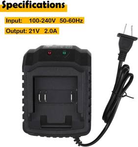 Chargeur rapide 18V 21V 2A pour outils électriques <span class=keywords><strong>Makita</strong></span>, batteries lithium 18V 21V 2Ah <span class=keywords><strong>4Ah</strong></span> 5Ah, chargeur de batterie Li-ion 21V 2A pour <span class=keywords><strong>perceuse</strong></span> - Product Image 6