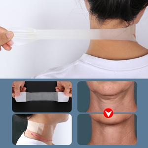 Nhãn hiệu riêng Silicone tái sử dụng chống nhăn vá cổ Băng nâng dây đeo vá thắt chặt - Product Image 1