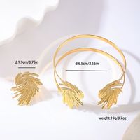 Nouveauté 2024, bijoux de mode bohème, bracelet ouvert en alliage métallique couleur or, ensemble de bagues pour femmes et hommes