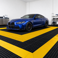Dalles de sol en polypropylène inodore CE, résistantes à l'huile, pour garage et atelier automobile