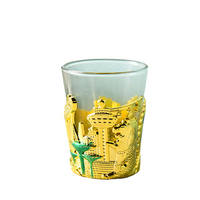 Vasos de cerveza de vino personalizados artesanales de metal con logotipo personalizado para hoteles decoración minimalista Europea artículos promocionales de recuerdo