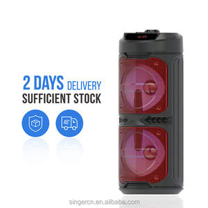 ZQS6209 Dual 6,5 pulgadas Super Bass Square Dancing Party Dj 25W RGB Micrófono portátil Altavoz de caja grande - Product Image 6