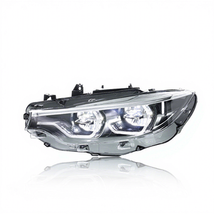 Phare LED Auto Ikon Style V2 pour Série 4 F32 F80 F82 2014-2020, nouveau, 6000K, tricolore jaune/blanc/ambre, DRL LED 6000 lm - Product Image 4