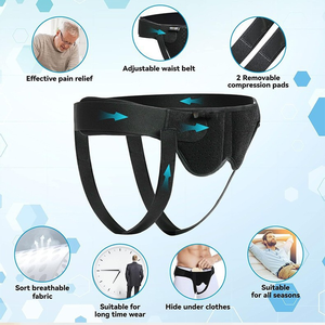 แผ่นรองรับขาหนีบสำหรับผู้ใหญ่แผ่นรองสำหรับกู้คืนที่ถอดออกได้แผ่นรองไส้เลื่อนที่ระบายอากาศได้ - Product Image 6