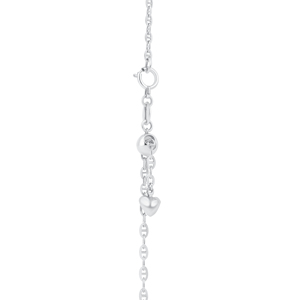 Collier en platine Pt950 blanc brillant réglable, à maillons fins, pour les occasions quotidiennes, bijoux minimalistes en platine - Product Image 6