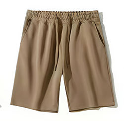 300g Waffle Weave cotton shorts Brown