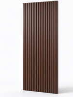Panneau mural rainuré WPC imitation bois Haosen, vente en gros d'usine, étanche, ignifuge, pour grille intérieure de villa, design graphique TV