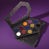 Palette de fards à paupières personnalisée, multicolores, haute pigmentation, waterproof, longue tenue, mat, scintillant, pailleté, cosmétiques pour Halloween